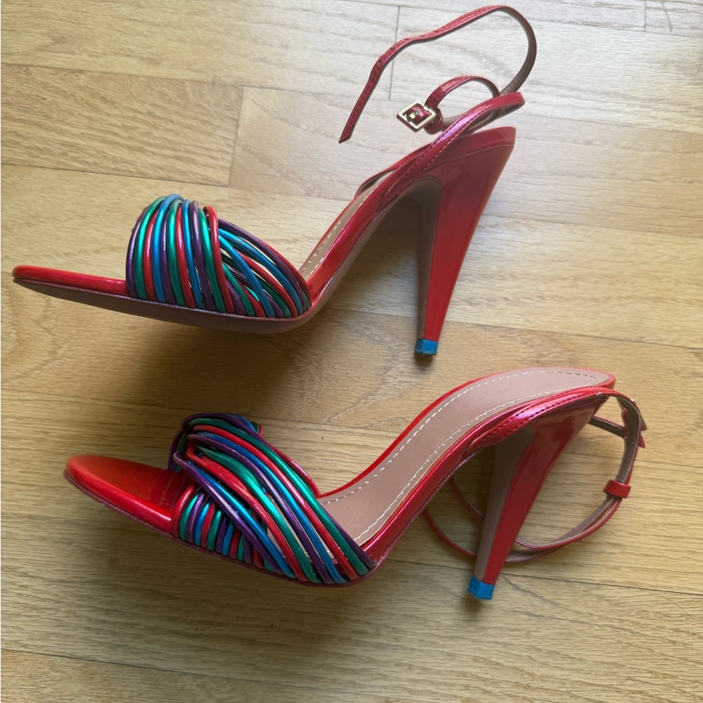 ZARA Colorful Strappy High Heels